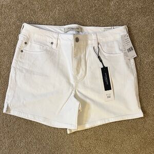 Liverpool Women's Eco White Jean Shorts